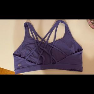 Lululemon Charged Indigo Free To Be Serene Sports Bra like new :)